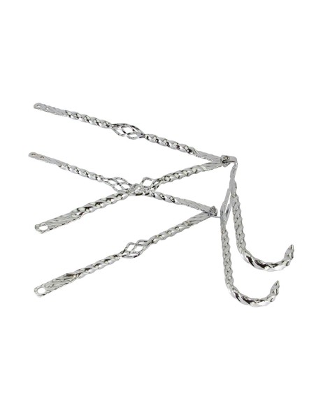 26 Lowrider Cage Square Twisted Continental Kit Chrome.